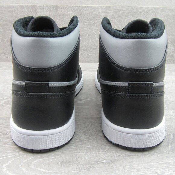 Air Jordan 1 Mid Shadow Red Black Shoes Mens Size 12 NEW - Picture 8 of 16